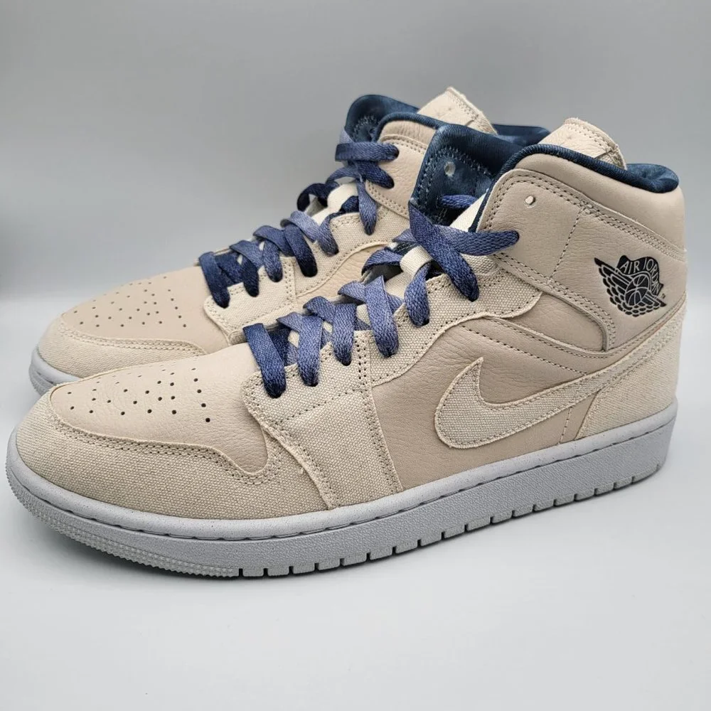 NEW Women 11 / Men 9.5 Air Jordan 1 Mid "Sanddrift" Shoes DM9126-104 - Picture 10 of 10